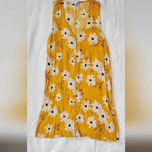 Madewell Button-Front Midi Dress in Ikat Floral size medium - Picture 5 of 7